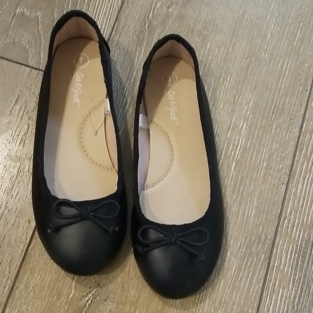 Cat & Jack black ballet slippers
